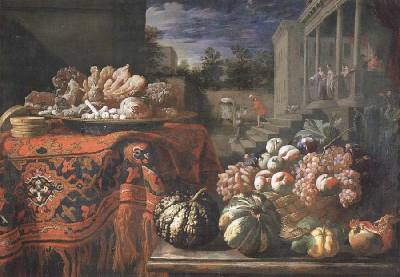 Pier Francesco Cittadini Style life with fruits and sugar work Sweden oil painting art